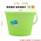 茶花 34CM华丽桶 水桶塑料桶饮用水桶 钓鱼提桶车载洗车水桶0211 单位:个