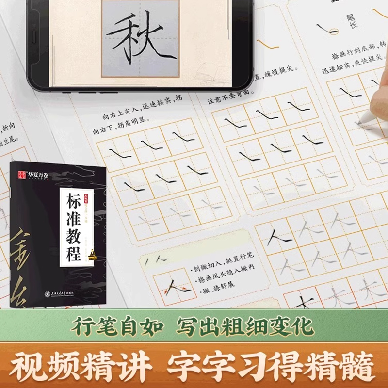 5册[硬笔教程]瘦金体一本通+专用钢笔 [正版]宋徽宗瘦金体字帖硬笔入门初学者套装一本通教程练字帖成人练字瘦金体钢笔千字高清大图