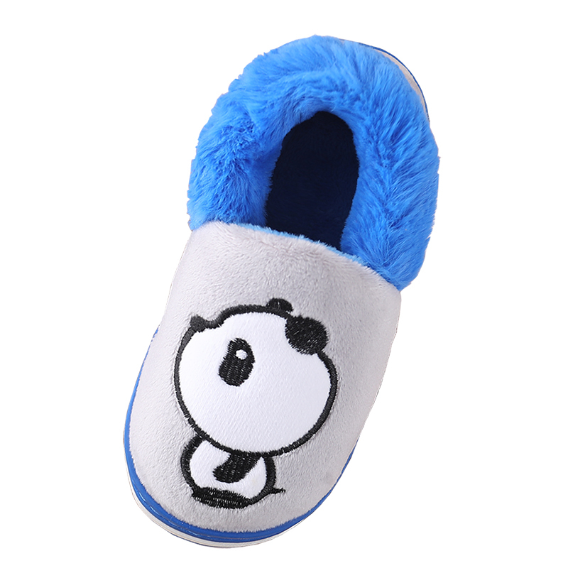 儿童棉拖鞋男童女童包跟可爱冬季卡通防滑保暖室内13岁2宝宝棉鞋