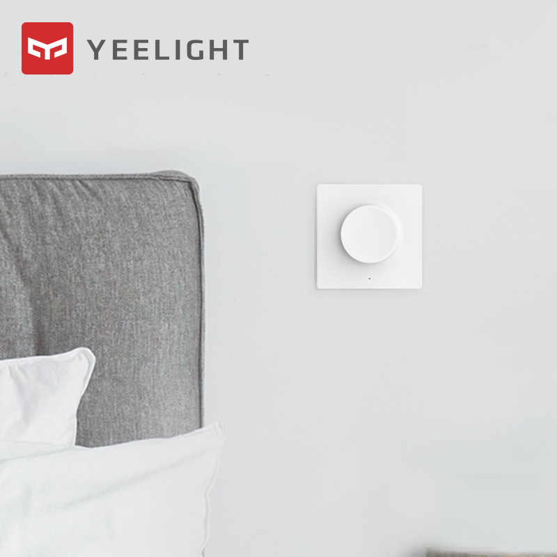 Yeelight 智能调光开关免安装旋钮按压多功能客厅卧室智能吸顶灯餐厅吊灯调光调色智能