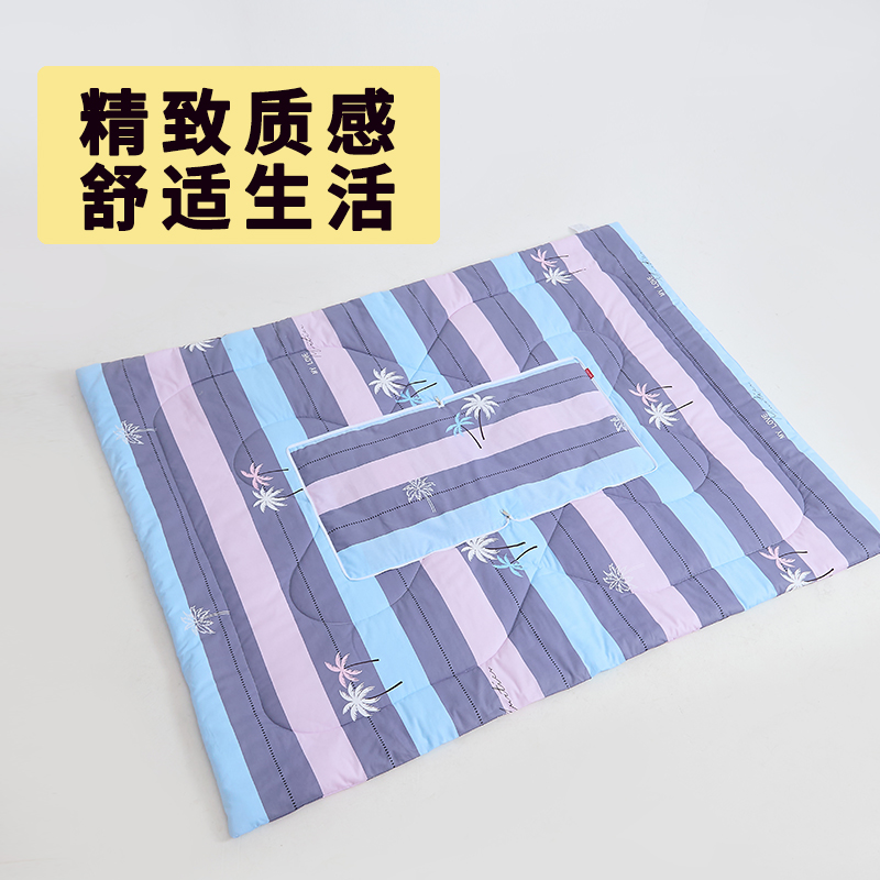 安琪尔全棉靠垫被幸运树夏凉被空调被140*180cm条高清大图