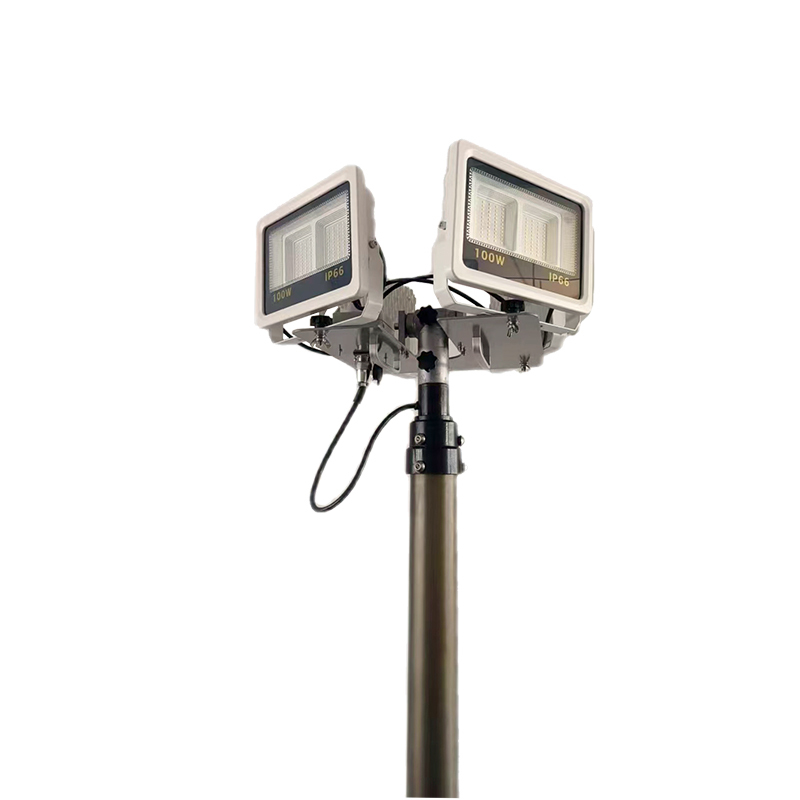 简工智能 YQ-05I 220V 4×100W 6000K(LED)IP65 强光升降照明装置 黑色