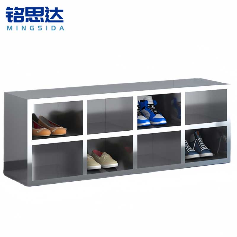 铭思达不锈钢鞋柜单面8格个高清大图