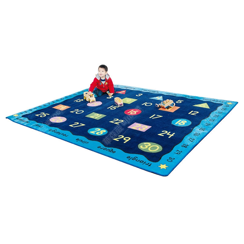 数字形状地毯高清大图