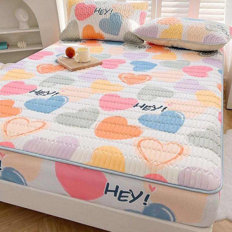 冰丝乳胶凉席三件套床笠款宿舍学生单人可水洗夏凉垫空调席