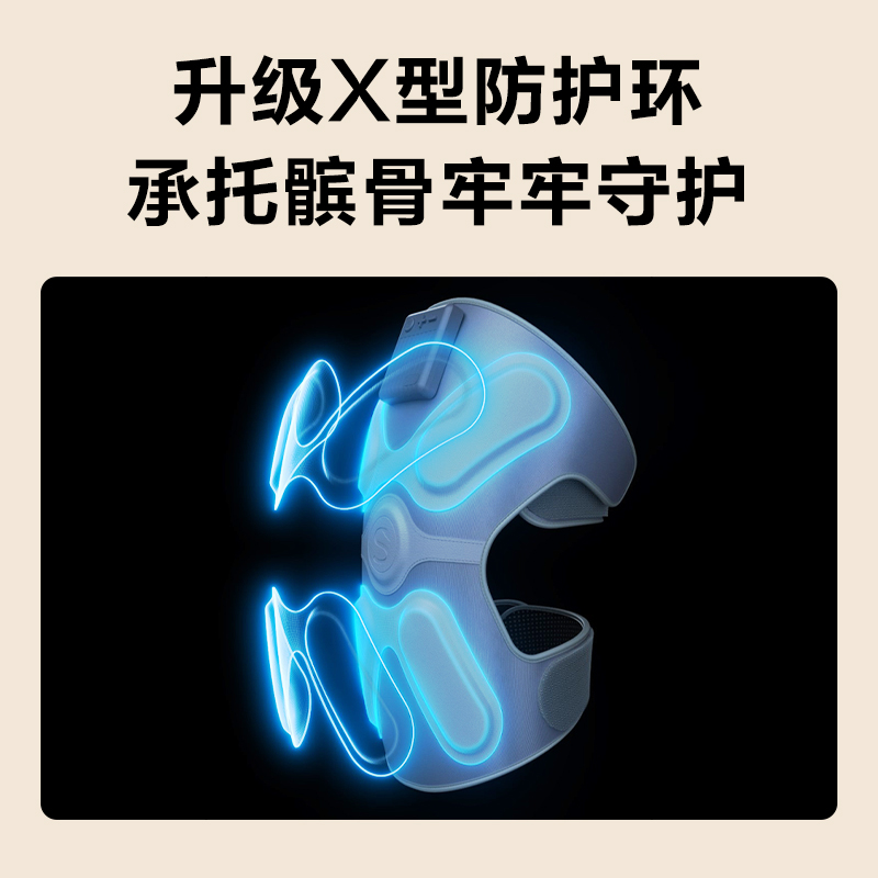 SKG 膝盖按摩仪W3系列2代礼盒款银灰色高清大图