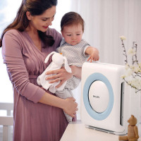 飞利浦（PHILIPS） 空气净化器 AC4001 家用高效过滤音乐助眠新 除菌除烟尘