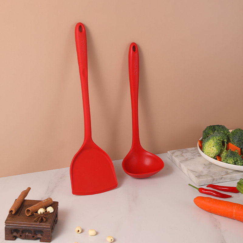 康巴赫硅胶锅铲勺 不粘锅炒锅专用护锅铲子 煎锅平底锅炒菜铲子耐高温高清大图