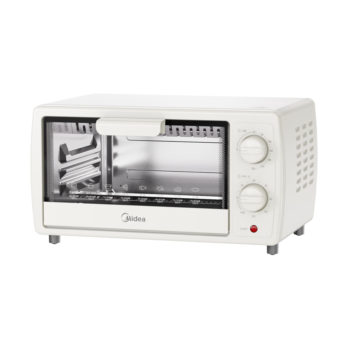 美的(Midea)PT10X1 电烤箱 10L(单位:台)白色