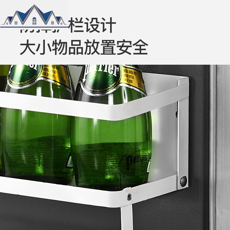 冰箱置物架厨房用品磁吸侧面挂架多功能家用侧壁挂架保鲜膜收纳架 三维工匠高清大图