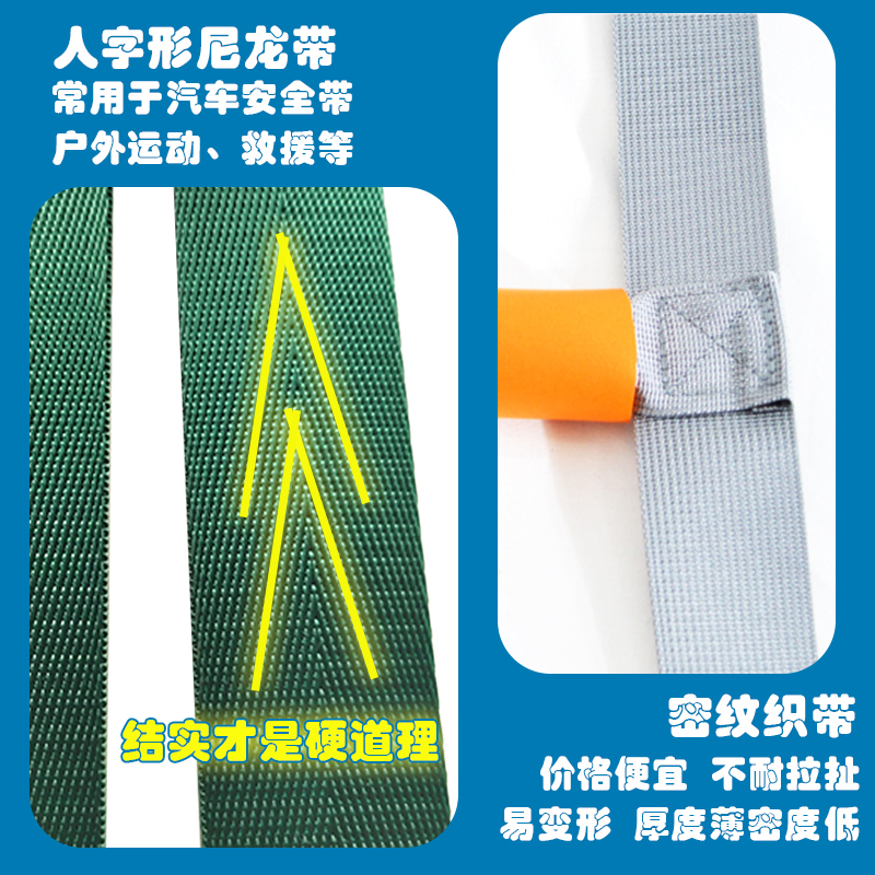 多功能房起床辅助带软梯式加强尼龙织带,牛津布235cm*21cm 260g高清大图