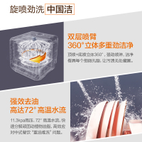 美的（Midea）M5台式洗碗机 风机风干家用台式机小型迷你机磨砂黑自动进水可预约