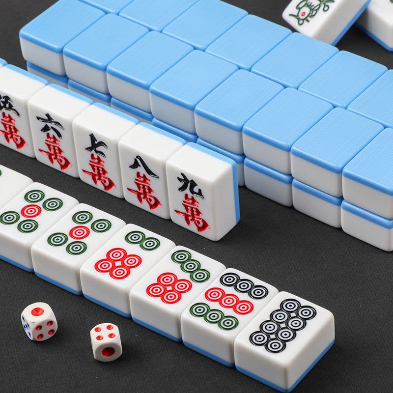 家用麻将牌手搓一级品大号闪电客四川麻将4642mm40#中号送礼品图片