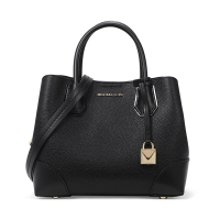 Michael Kors/迈克·科尔斯女士小号MERCERGALLERY系列牛皮托特包30H7GZ5T1T黑色001