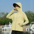 女士超好看防晒衣女夏季新款防紫外线冰丝凉感防晒服透气薄 XL（120-150斤） 草绿色(贴口袋拇指款)