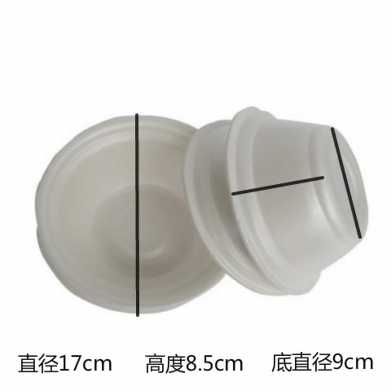 一次性泡沫大中小饭盒长方形圆形快餐外卖打包打饭餐具碗筷泡沫碗 型号HM28大汤碗不带盖50个