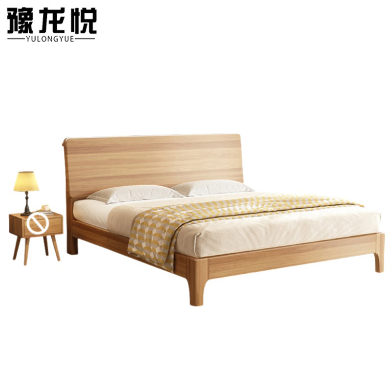 豫龙悦实木床高清大图