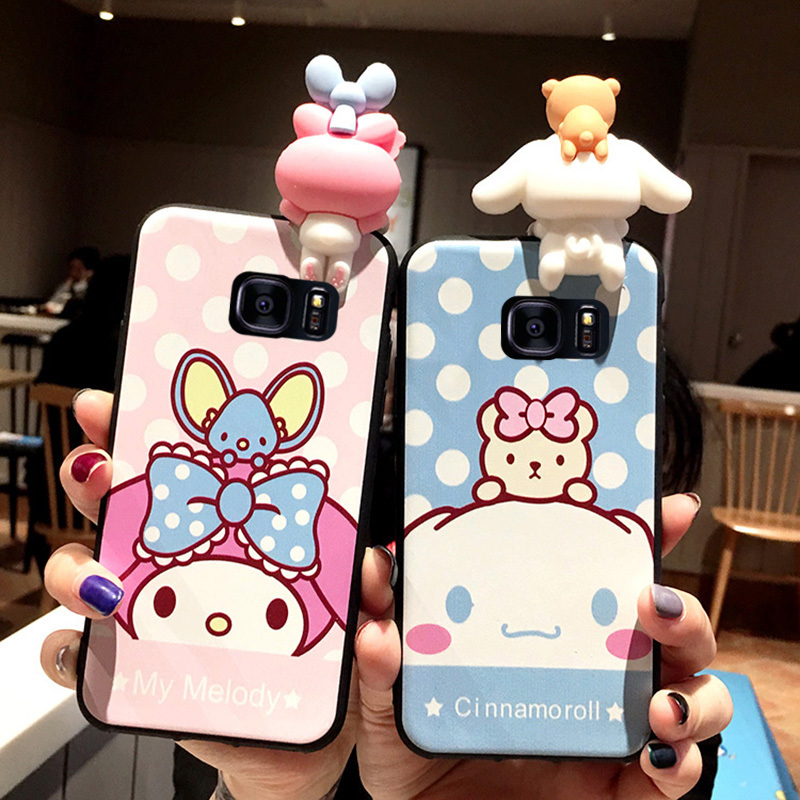 三星s7s7edge手机壳a9star可爱狗狗s10s10plus女款软套s10e真智力