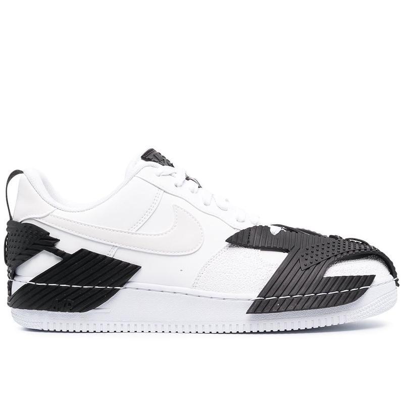 耐克(NIKE)白黑撞色皮革橡胶底休闲运动跑步鞋