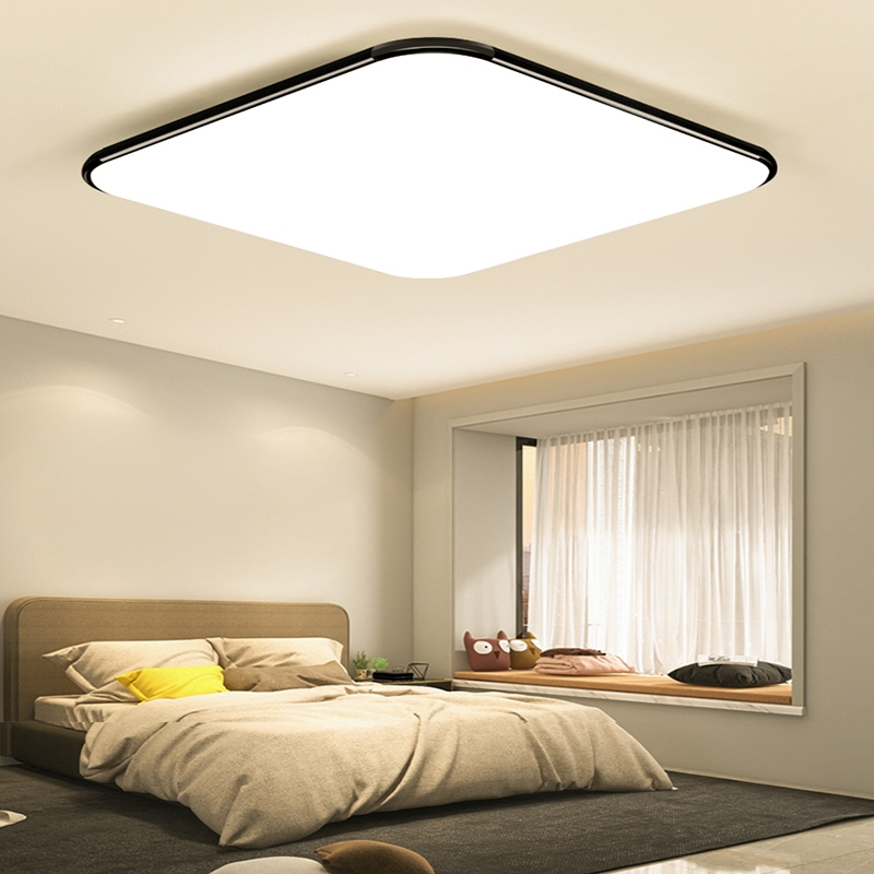 古达超薄吸顶灯正方形简约铝材卧室灯客厅阳台书房餐厅过道玄关灯