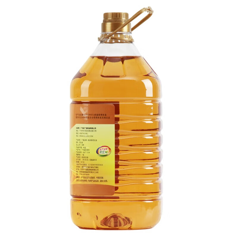 广垦 压榨一级浓香花生油 5L 食用油 (计价单位:桶)高清大图