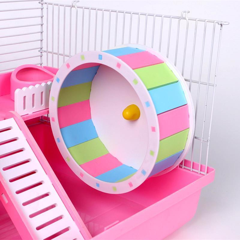 jk-22粉色空笼 大望台 仓鼠基础笼双层豪华别墅城堡47基础笼仓鼠窝