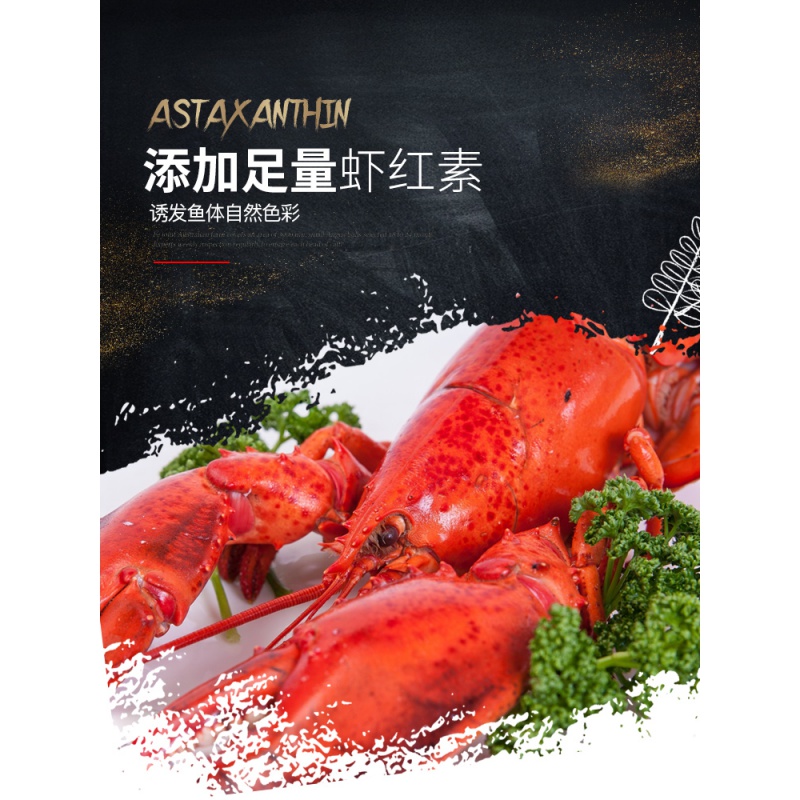 鱼食锦鲤饲料金鱼观赏鱼专用虾红素螺旋藻增色鱼粮小颗粒通用型高清大图
