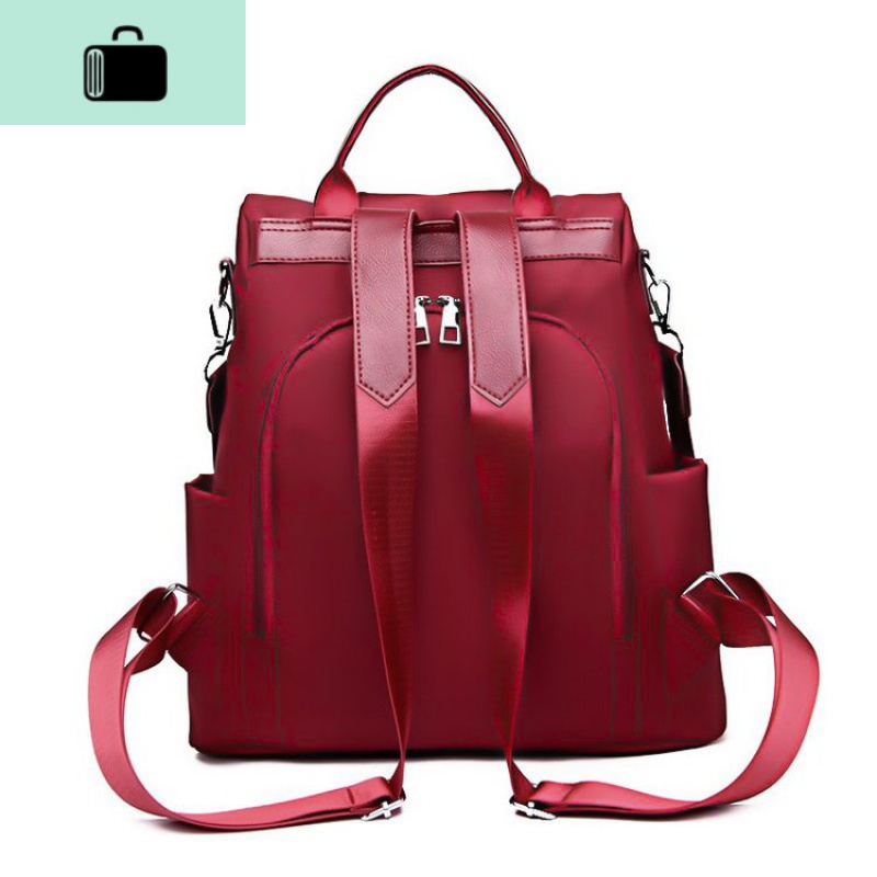 双肩包女包2020新款潮韩版书包百搭时尚包包牛津布帆布女士小背包NEW LAKE高清大图