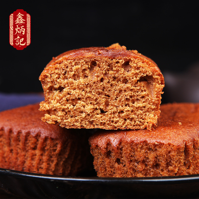 [鑫炳记]蜂蜜枣糕220g*1袋 山西特产小吃早餐食品传统糕点休闲零食