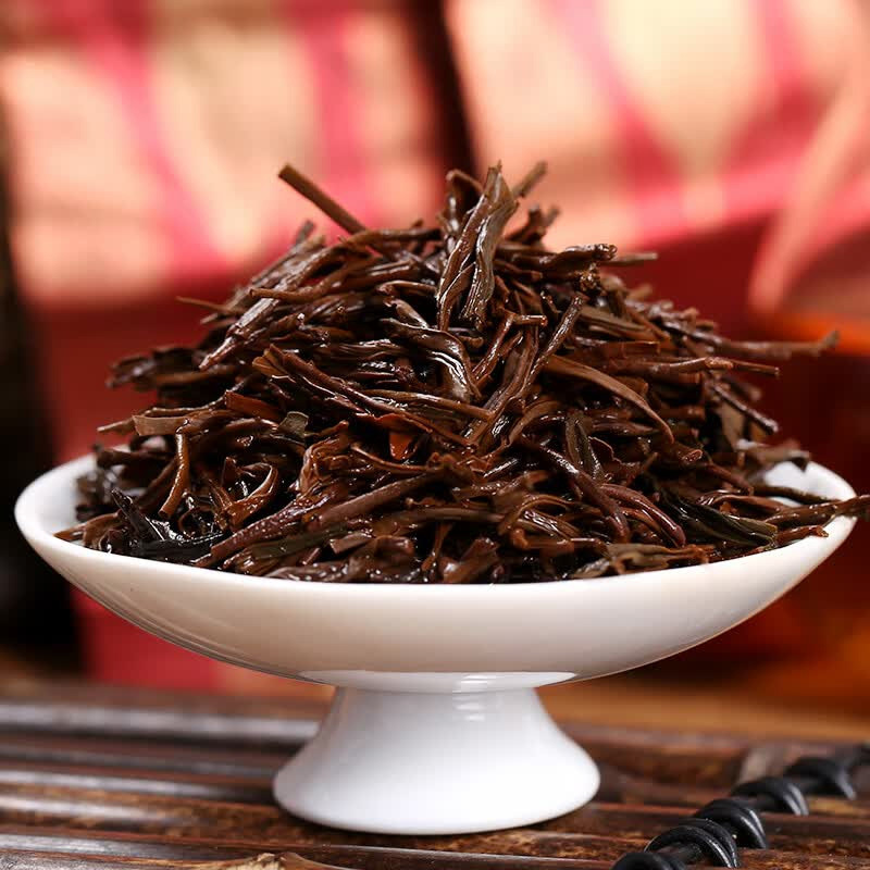 润虎正山小种红茶铁罐装春茶散茶乌褐发润虎韵鸿贯系列100g高清大图