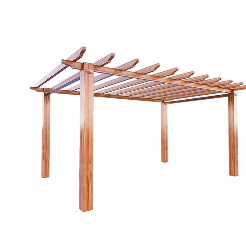 安虎 户外防腐木长廊 AH-CL01 平方米高清大图