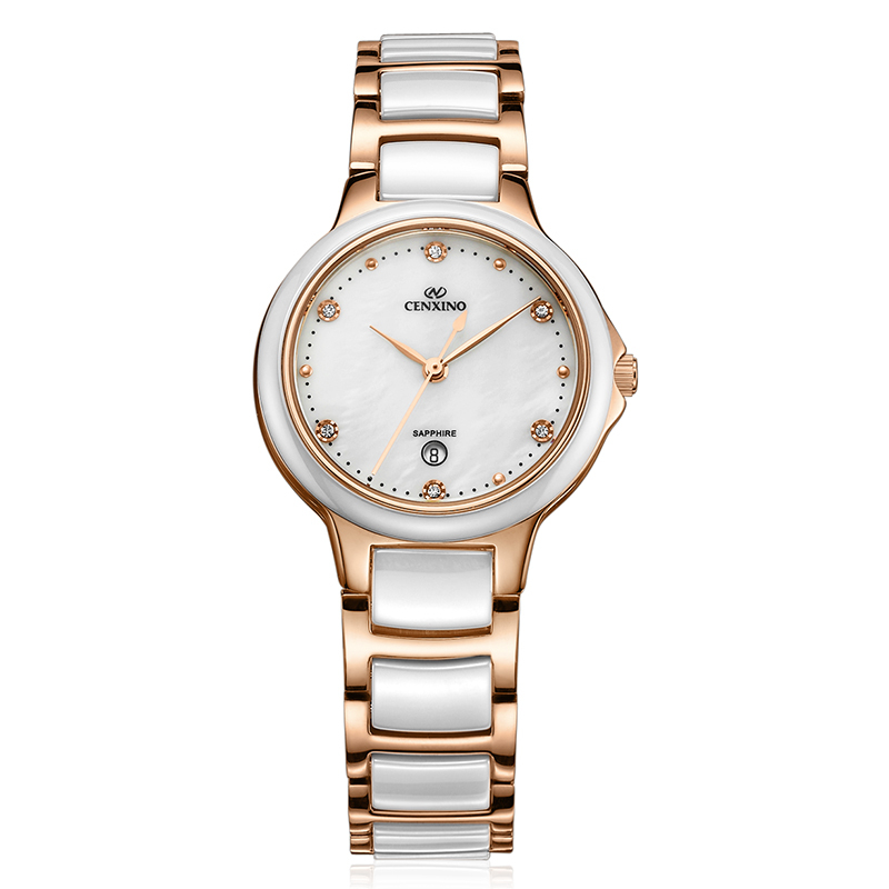 卡斯诺cenxino炫耀系列石英女表l6048