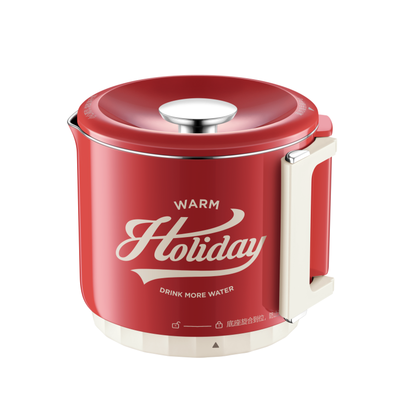 苏泊尔多功能防干烧不锈钢电水壶1.1L小容量底盘加 SW-08S02A高清大图