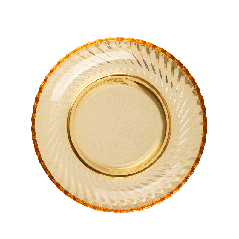德世朗琥珀系列餐具八件套 高硼硅玻璃碗 盘 DFS-TZ6001-8A ||高清大图