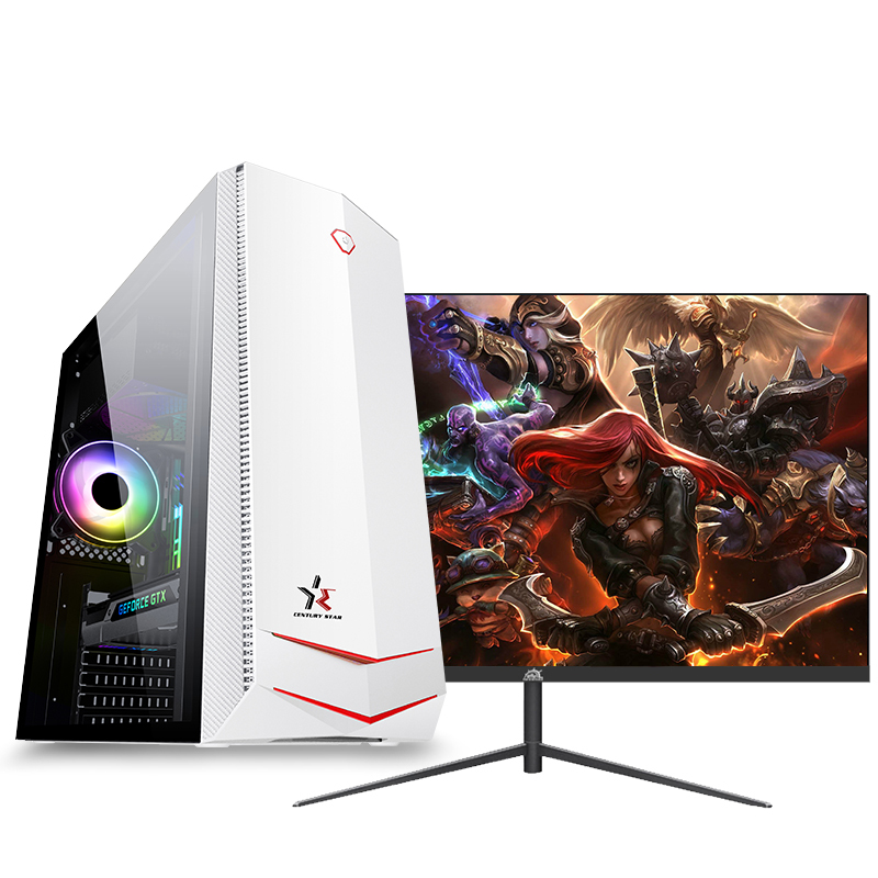 铭能 i9级12核2673V3/GTX1060独显/32G内存/512G SSD固态 台式电脑 台式机 电脑主机 组装电脑 家用办公商务娱乐学生游戏电脑台式组装机电脑+27英寸全套