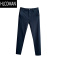 HLCOMAN一线撤柜男裤黑色男士休闲裤款厚款中腰弹力直筒长裤子