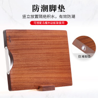 达乐丰 木质菜板 40*28*2.2CM 乌檀木 长方形整木菜板 厨房砧板 实木家用切菜板 加厚案板 刀板面板