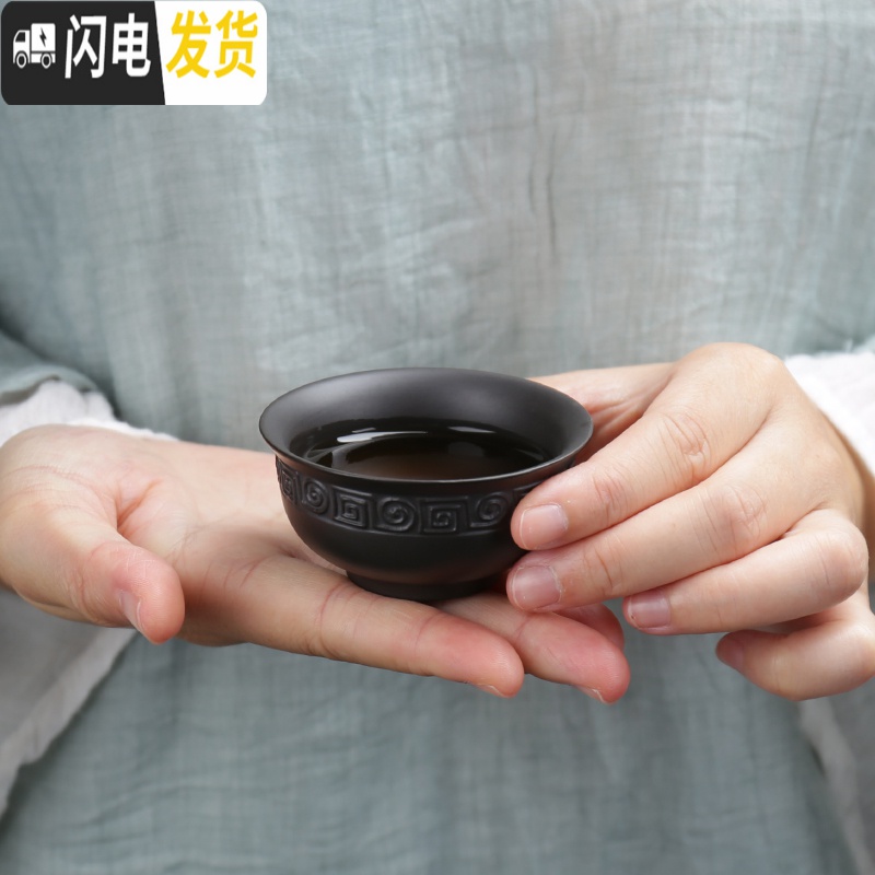 三维工匠家用紫砂功夫茶具套装简约原矿黑泥整套茶壶茶杯红茶泡茶器 紫砂-西施壶10件套组高清大图