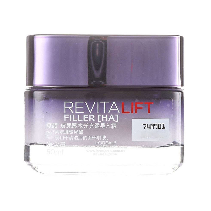 欧莱雅(L’OREAL)复颜玻尿酸水光充盈导入霜50ml 晚霜日霜 滋润营养 保湿补水