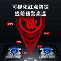 创维(Skyworth) JZY-Z32A燃气灶双灶双眼灶玻璃面板煤气灶大火力灶具嵌入式家用台嵌两用液化气猛火灶