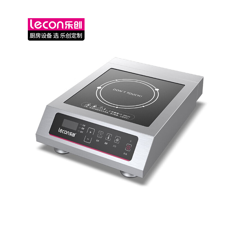 乐创( lecon) 商用电磁炉3500W大功率平面不锈钢电磁灶 LC-SY3500