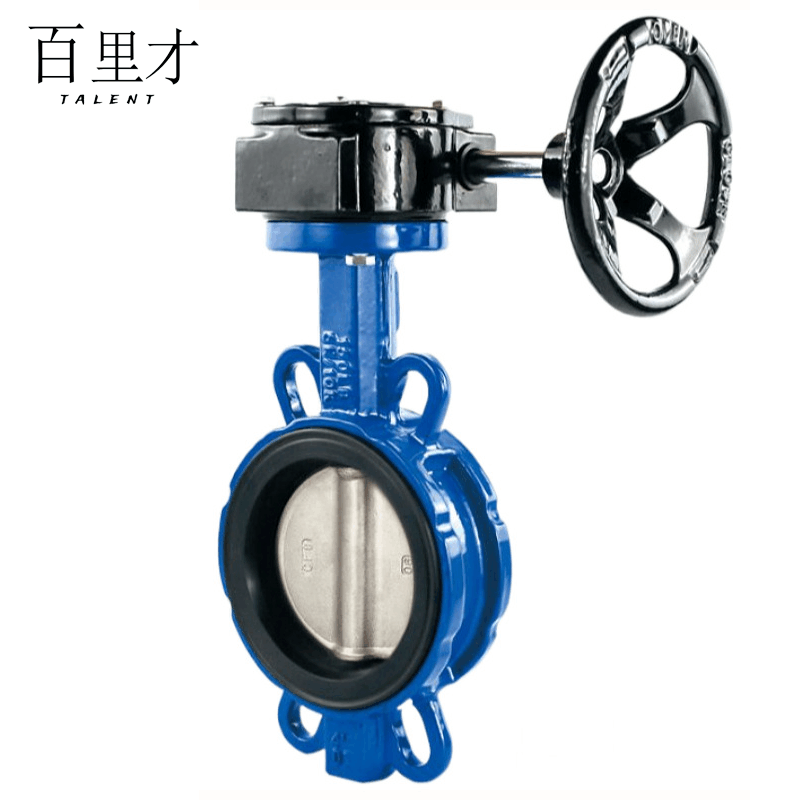 百里才 涡轮对夹蝶阀 DN100个图片