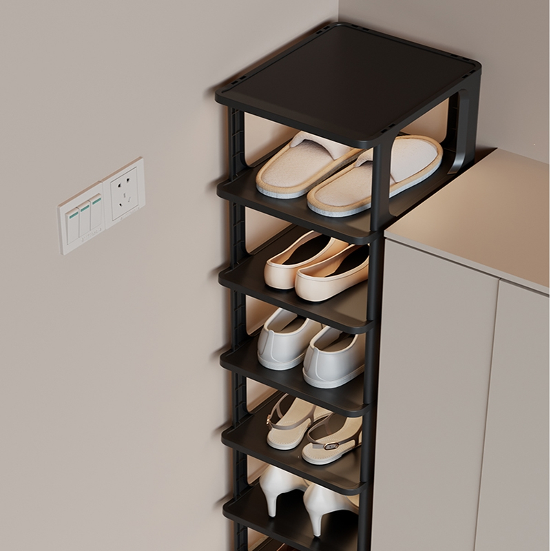 韵美舞灵简易鞋架门口家用夹缝小型出租屋宿舍鞋柜多层防尘鞋架子