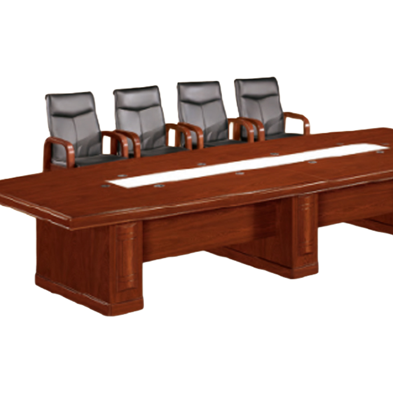 大央会议桌H-32C35 3500W*1350D*760H 办公家具会议桌长方形大型长桌简约现代会议室洽谈桌高清大图