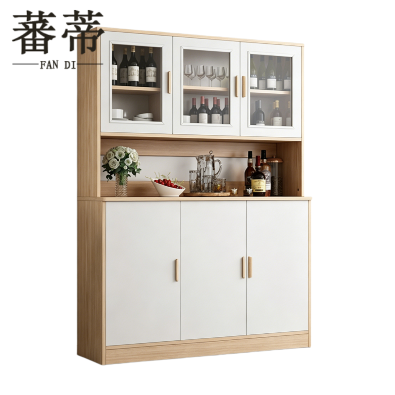 蕃蒂 餐边柜收纳柜 100*34*182cm 台高清大图