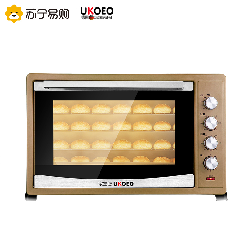 UKOEO HBD-1201烤箱家用烘焙120升大容量蛋糕披萨电烤箱
