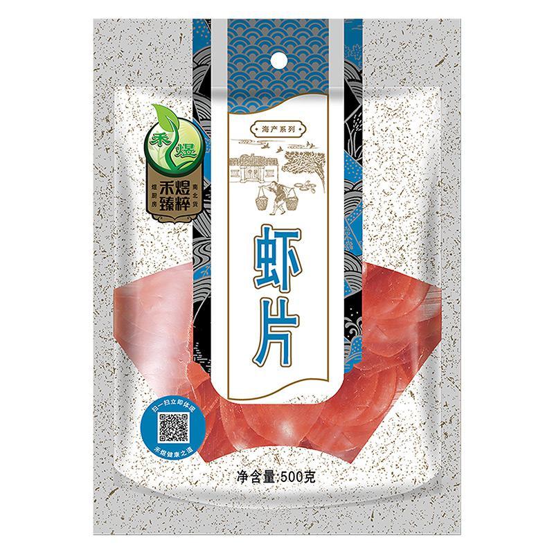 禾煜休闲零食虾片500g 虾片自己炸油炸虾片原料 零食虾片干货