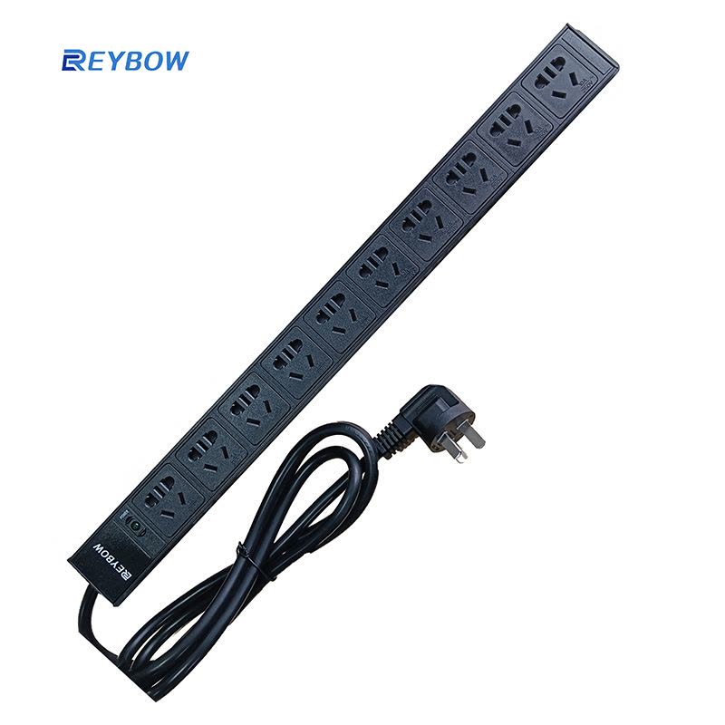 REYBOW 10位PDU机柜排插 SP-NGB10-LT-160420图片