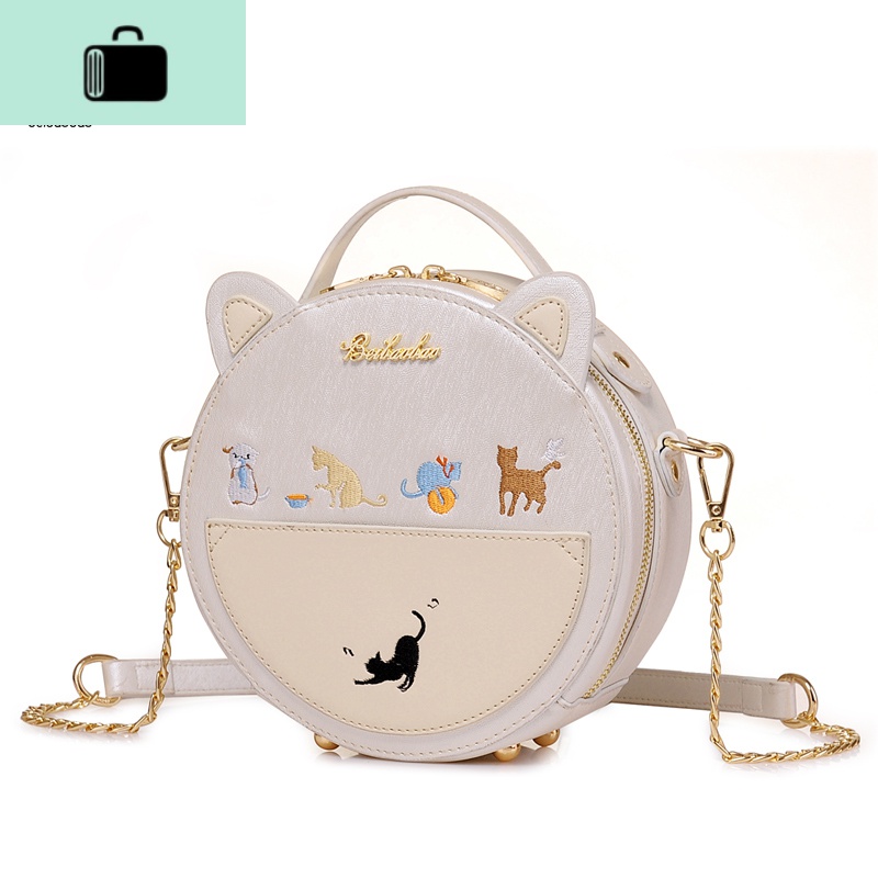 小包包少女2020新款小圆包斜挎包链条迷你女包小清新可爱萌NEWLAKE高清大图