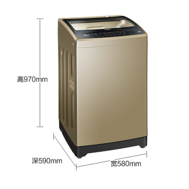 海尔(Haier)10公斤 大容量 全自动家用波轮洗衣机 直驱变频 自编程 EB100BZ059